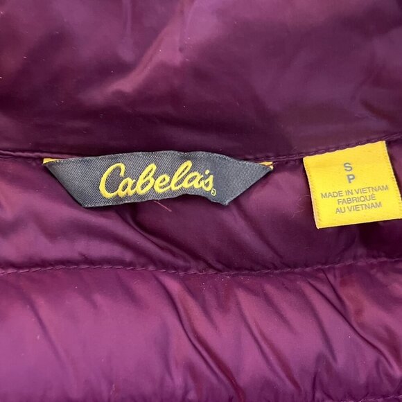 2 Cabela's -Eddie Bauer 80% Down Filled Outdoor Vests Sz SP - Picture 4 of 12